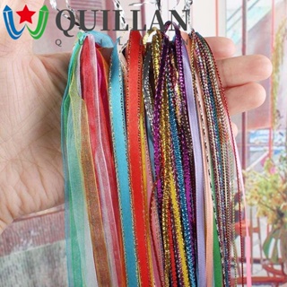 Quillan เชือกริบบิ้นถักไหมพรม แฮนด์เมด สําหรับเด็กผู้หญิง 5~100 ชิ้น ต่อชุด