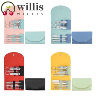 Willis ชุดกรรไกรตัดเล็บ สเตนเลส 7 ชิ้น กรรไกรตัดเล็บ 7 ชิ้น