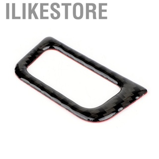 Ilikestore Trunk Switch Trim  Carbon Fiber Cover  Decal Car Decoration Fits for A6 A7 12-18