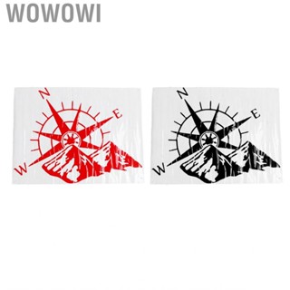 Wowowi Car Mountain Compass Pattern Decals  Decorative Rear Window  Strong Adhesion for