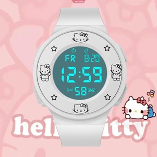 Sanrio HelloKitty นาฬิกาข้อมืออัจฉริยะ เรืองแสง กันน้ํา ของขวัญสําหรับเด็กผู้ชาย และเด็กผู้หญิง [ZXL]