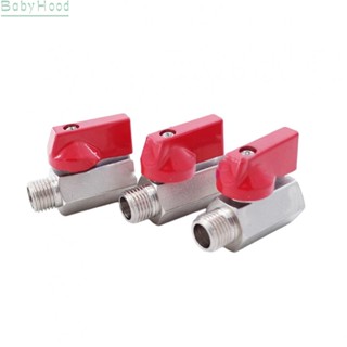 【Big Discounts】14 /38 /12 Red Carbon Steel Ball Valve Efficient Flow Regulation Noise Reduction#BBHOOD