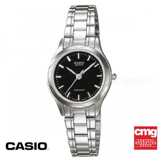 CASIO นาฬิกาข้อมือ CASIO รุ่น LTP-1275D-1ADF วัสดุสเตนเลสสตีล สีดำ