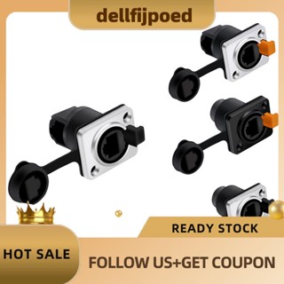 【dellfijpoed】ซ็อกเก็ตเชื่อมต่อเครือข่ายอีเธอร์เน็ต Rj45 8P8C RJ45 กันน้ํา