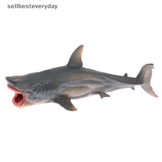 Seth โมเดลฟิกเกอร์ Savage Marine Sea Life Megalodon Action Figure Classic Ocean Animals Big Shark Fish ของเล่นสําหรับเด็ก