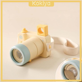 [Kokiya] ของเล่นกล้องไม้ แฮนด์เมด ขนาดเล็ก DIY สําหรับเด็ก