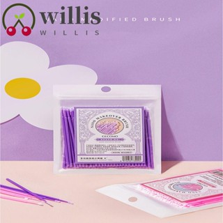 Willis แปรงทาปาก แบบใช้แล้วทิ้ง อเนกประสงค์ ปรับแต่งขนตา มืออาชีพ ปิดผนึก ถุง Flocking ความแม่นยําสูง นาโน ดัดแปลง ชุดเครื่องมือเครื่องสําอาง