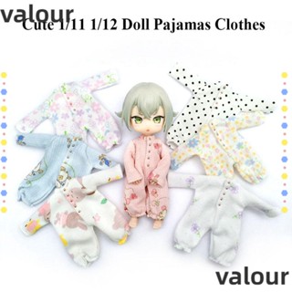 Valour ชุดนอนน่ารัก คุณภาพสูง สําหรับตุ๊กตา ob11 obitsu 11 for 1/12BJD