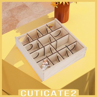 [Cuticate2] ของเล่นอุโมงค์ไม้ เขาวงกต ขนาดเล็ก ถอดออกได้ สําหรับหนูแฮมสเตอร์