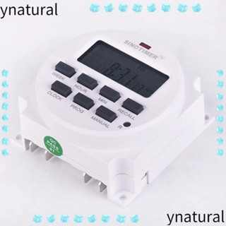 Ynatural สวิตช์จับเวลา แรงดันสูง AC 110V 120V 220V 230V