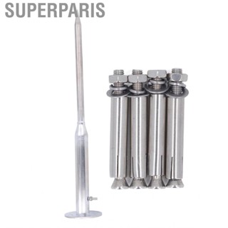 Superparis Lightning Protection Equipment High Strength Rod Rust Prevention 50cm  Corrosive Safe Long Lasting for Building