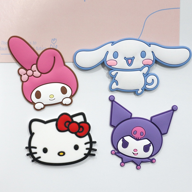 แผ่นยางซิลิโคนนิ่ม ลายการ์ตูนวัว สุนัข แมว DIY สําหรับตกแต่งโทรศัพท์มือถือ รองเท้าแตะ กระเป๋าเดินทาง