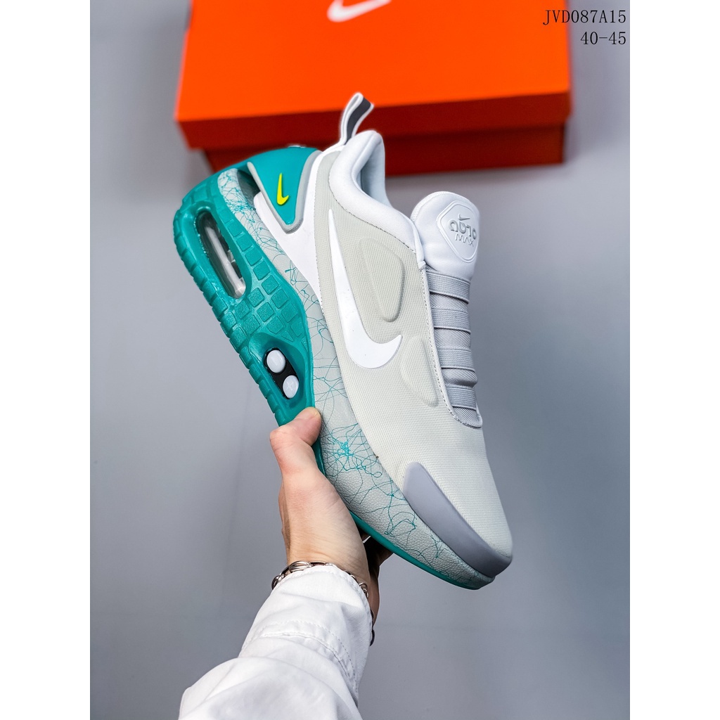 Live action Nike ADAPT AUTO MAX เบาะรองนั่งระบายอากาศรองเท้าวิ่งคุณภาพสูงสําหรับผู้ชายและผู้หญิง