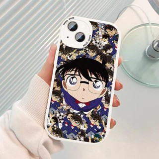 เคสโทรศัพท์มือถือหนังแกะ ซิลิโคนนิ่ม กันกระแทก ลายการ์ตูนยอดนักสืบโคนัน สําหรับ vivo iqoo NEO6 5SE 3 Z1 iqoo Z3I V11I 10 pro