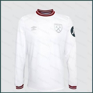 เสื้อกีฬาแขนยาว ลายทีมชาติฟุตบอล West Ham United Jersey SY3 2023-2024 พลัสไซซ์ YS3