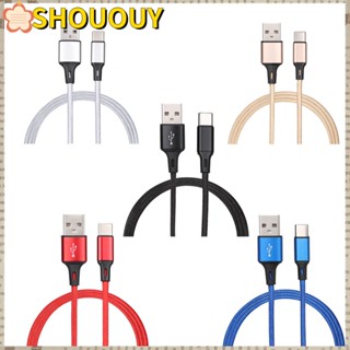 Shououy สายชาร์จ สายซิงค์ข้อมูล USB Type C อุปกรณ์เสริมโทรศัพท์มือถือ