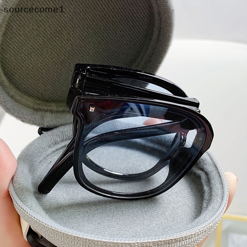 [sourcecome1] ใหม่ แว่นตากันแดด UV400 ทรงสี่เหลี่ยม พับได้ แบบพกพา หลากสี แฟชั่นฤดูร้อน สําหรับผู้หญิง และผู้ชาย