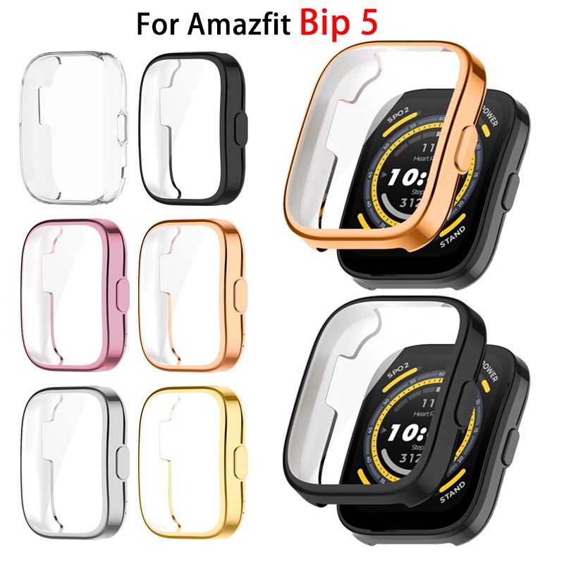 เคสกันรอยหน้าจอ TPU แบบนิ่ม สําหรับ Huami Amazif Bip 5