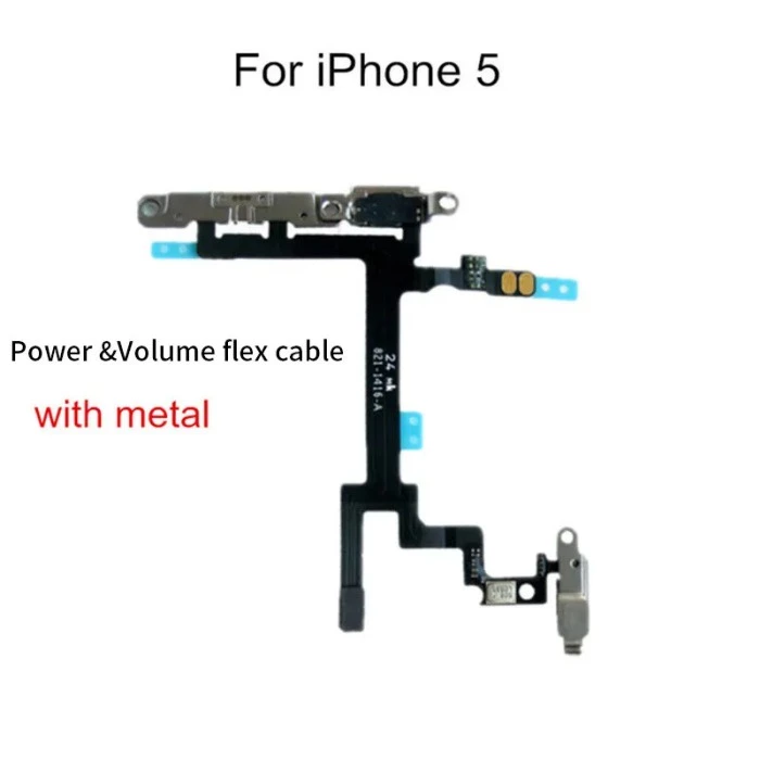 สายแพปุ่มกดปรับระดับเสียง เสียงเงียบ พร้อมอะไหล่โลหะ สําหรับ iPhone 6 6s 7 8 Plus 5 5C 5s SE 7G 8G thumbnail 7