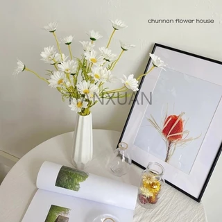 ดอกเดซี่ปลอม ดอกไม้ประดิษฐ์ สไตล์มินิมอล สำหรับแต่งบ้าน แต่งร้านกาแฟ พร็อพถ่ายรูป สินค้าพร้อมส่ง