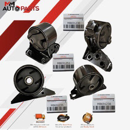 Proton WIRA / SATRIA / ARENA / PUTRA / SATRIA GTI 1.3 / 1.5 / 1.6 / 1.8 คุณภาพสูง MITSUBISHI FULLSET ENGINE MOUNTING