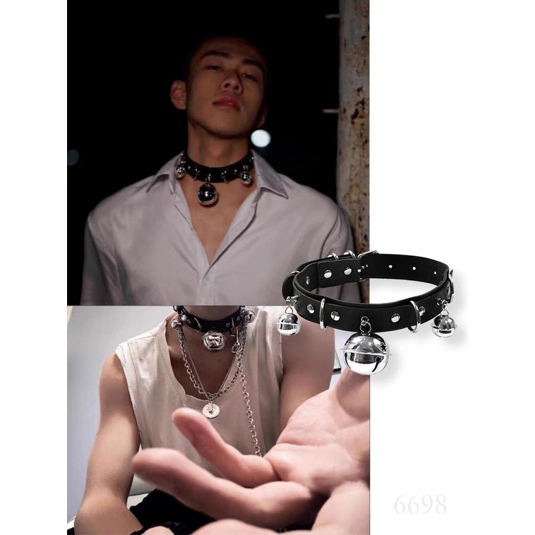 [MAOINGMEN] ฮาโลวีน คอสเพลย์ กระดิ่ง คอปก โช้คเกอร์ ผู้ชาย สร้อยคอโซ่ ไหปลาร้า เซ็กซี่ สายคล้องคอ โซ่คอ โซ่คอ