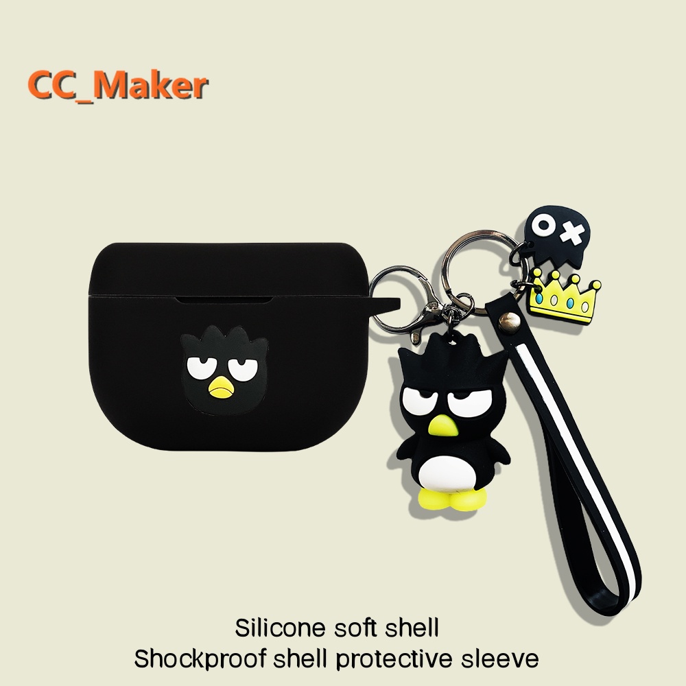 For Jabra Elite 10 Case Cute Sanrio Keychain Pendant Jabra Elite 10 Silicone Soft Case Creative Astr