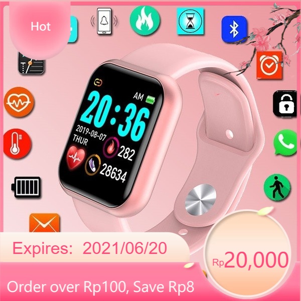 นาฬิกาข้อมือ สมาร์ทวอทช์ เชื่อมต่อบลูทูธ กันน้ํา สําหรับ IPhone Xiaomi Fitness Tracker Heart