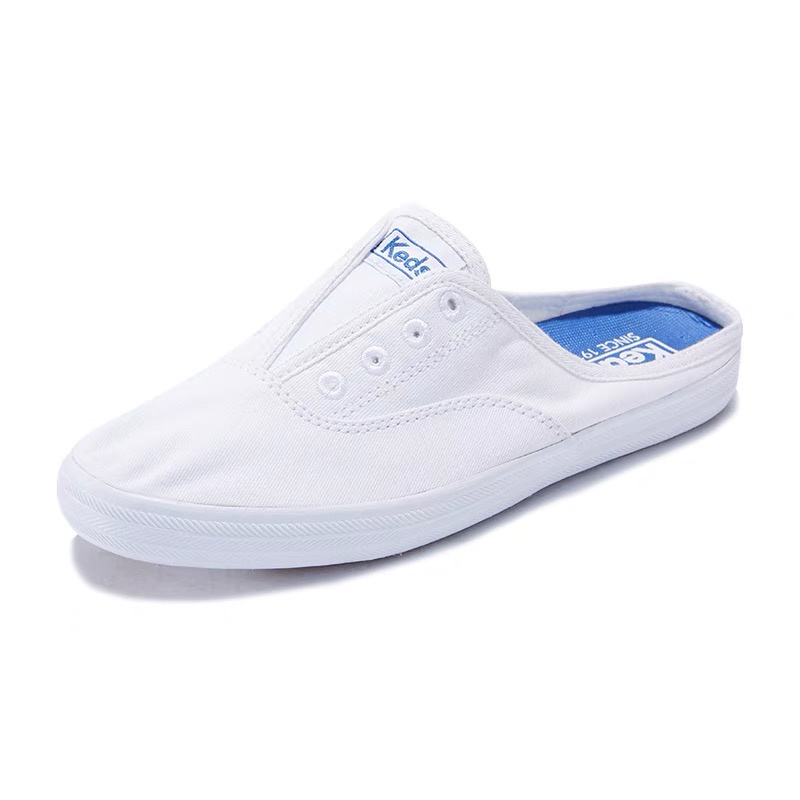 2 สี 2024 Keds WF58023 รองเท้าผ้าใบ เปิดนิ้วเท้า สีขาว - รูปที่ 2