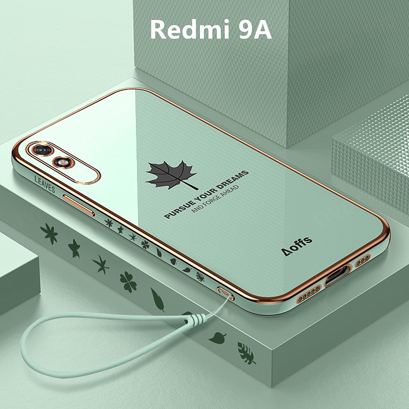 เคส Redmi 9A case อ่อนนุ่ม ลายใบเมเปิ้ล เคสมือถือ เคสโทรศัพท์ Redmi 9A