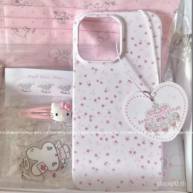 เคสป้องกันโทรศัพท์มือถือ แบบนิ่ม ลายดอกไม้ กันกระแทก สําหรับ iPhone 7 8 plus x xs xr xsmax 11 12 13 14 15 Pro max YI51
