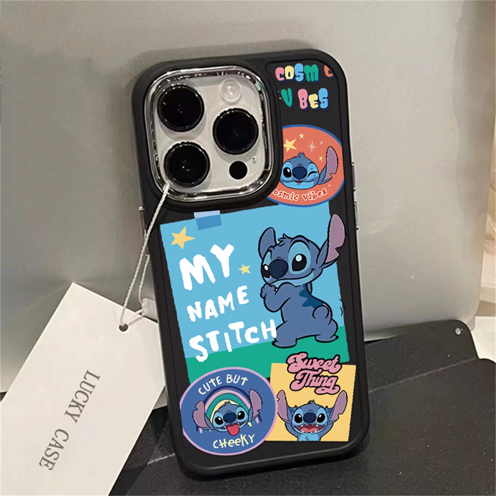 เคสโทรศัพท์มือถือ TPU นิ่ม ป้องกันกล้อง กันกระแทก เต็มเครื่อง ลายมอนสเตอร์น่ารัก สีฟ้า สําหรับ IPhone 15 14 13 Pro Max 12 Pro 11 Pro Max XS X XR 8 +