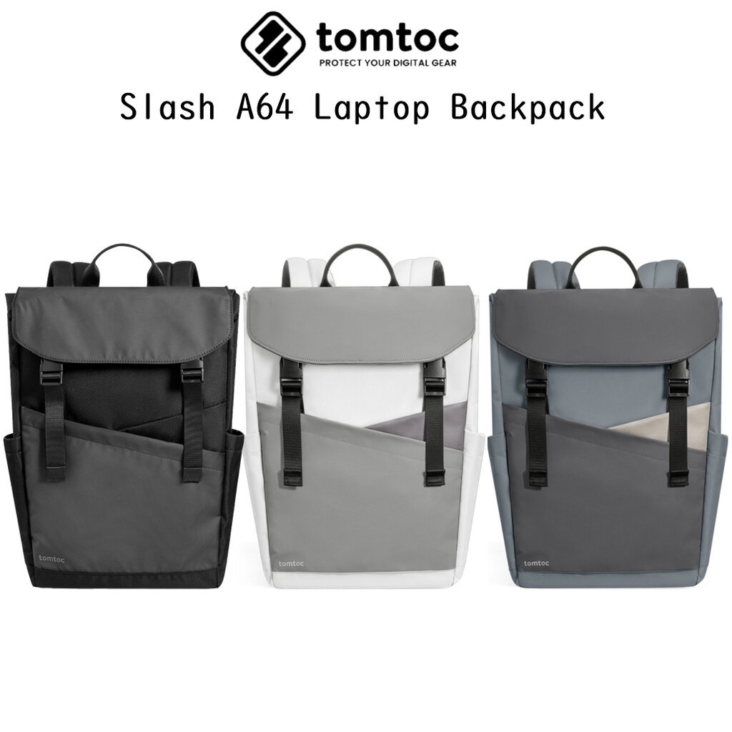 Tomtoc Slash A64 Laptop Backpack กระเป๋าเป้สะพายหลัง18ลิตรเกรดพรีเมี่ยม สำหรับ Macbook/Tablet/NoteBook(ของแท้100%)