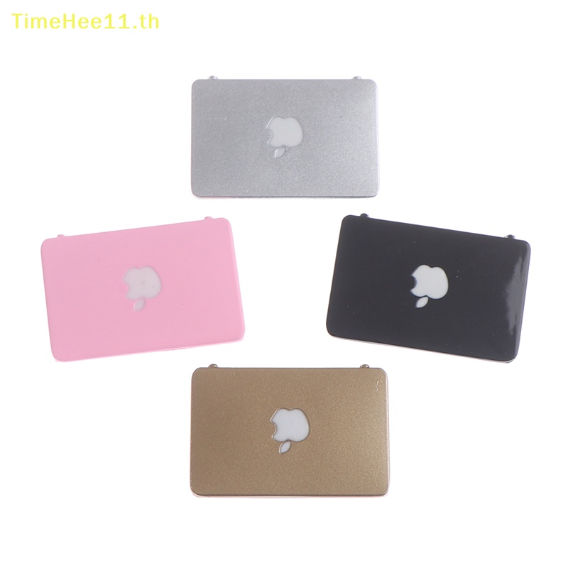 Timehee แล็ปท็อป Mac Book ขนาดเล็ก อุปกรณ์เสริม สําหรับตกแต่งบ้านตุ๊กตา