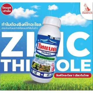 ️ยกลัง 12 ขวด ️️ไทแบค (ซิงค์ไทอะโซล 20%) ยาเชื้อรา ยาแบคทีเรีย สารป้องกันกำจัดโรคพืช 1 ลิตร /12 ขวด สุดคุ้ม