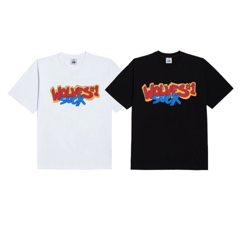 พร้อมส่ง เสื้อยืดแฟชั่น [Kopo Got7 Jb] ADLV Korean pattern printing loose version round neck short s