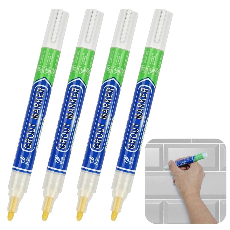 HL Grout Wall Pen Tile Paint Marker ปากกาข้อต่อกันน้ํา Grout Repair Pen Sealer
