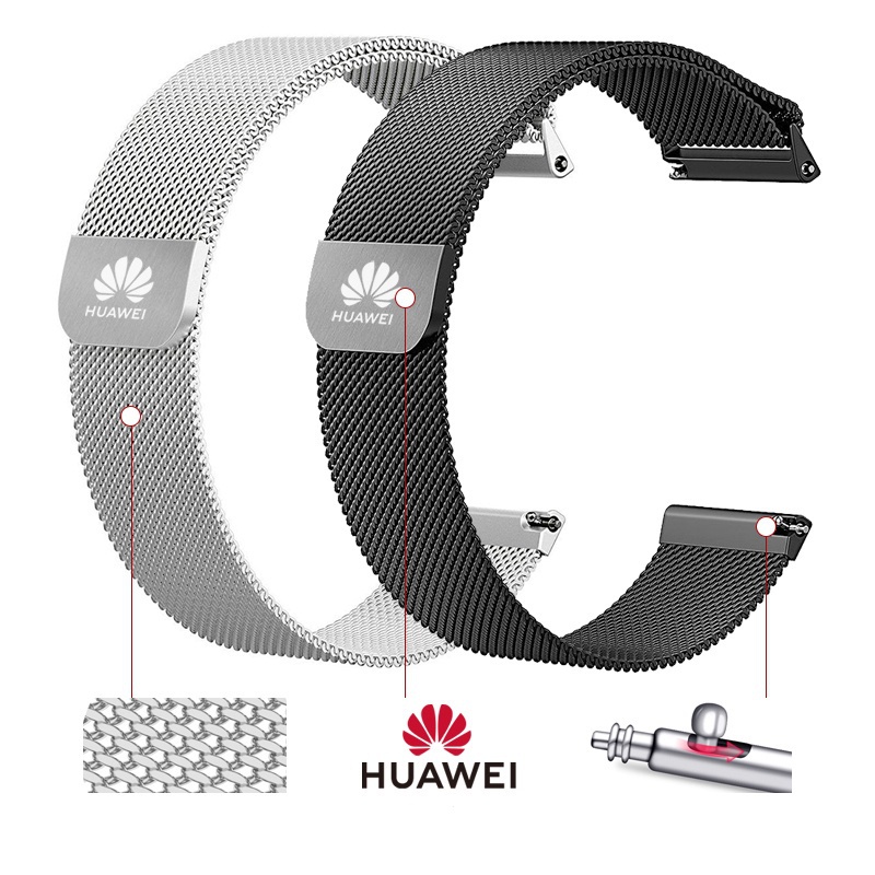 สายนาฬิกาข้อมือโลหะ สําหรับ Huawei watch3 3Pro GT2 GT3 Pro 43 มม. 42 มม. 46 มม. GT2 Pro GT2e GT 2pro