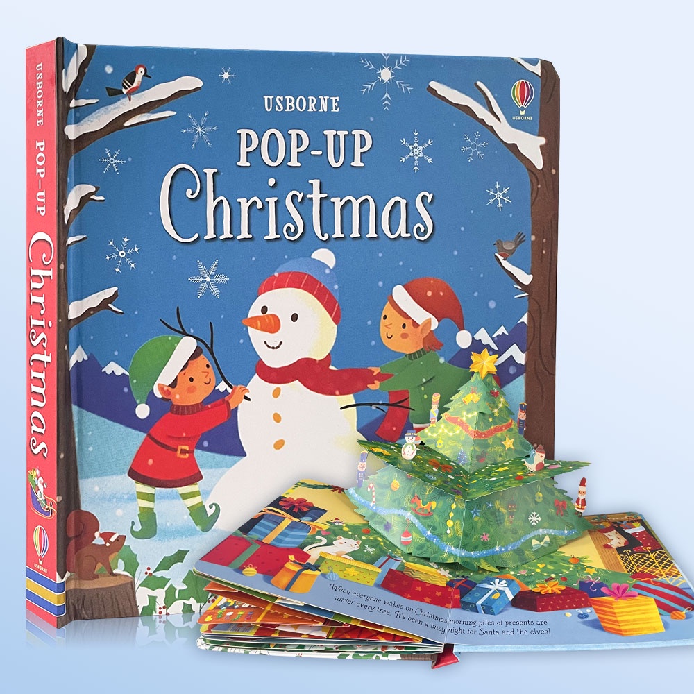Usborne Pop up Christmas English 3D Flap Picture Book Children Reading Story Learning Books