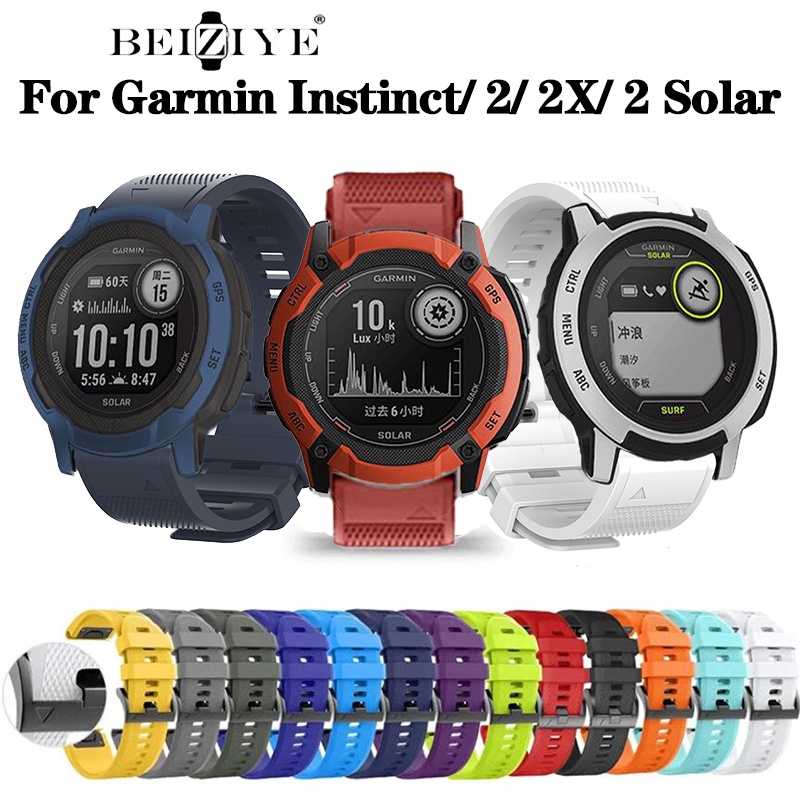 สายนาฬิกาข้อมือซิลิโคน 26 มม. 22 มม. สําหรับ Garmin Instinct 2 Series Garmin Instinct 2 2X 2 Solar 2X