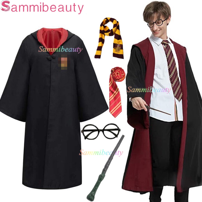 เสื้อคลุมคอสเพลย์ เหมาะกับปาร์ตี้ฮาโลวีน สําหรับผู้ใหญ่ และเด็ก จํานวน 5 ชิ้น