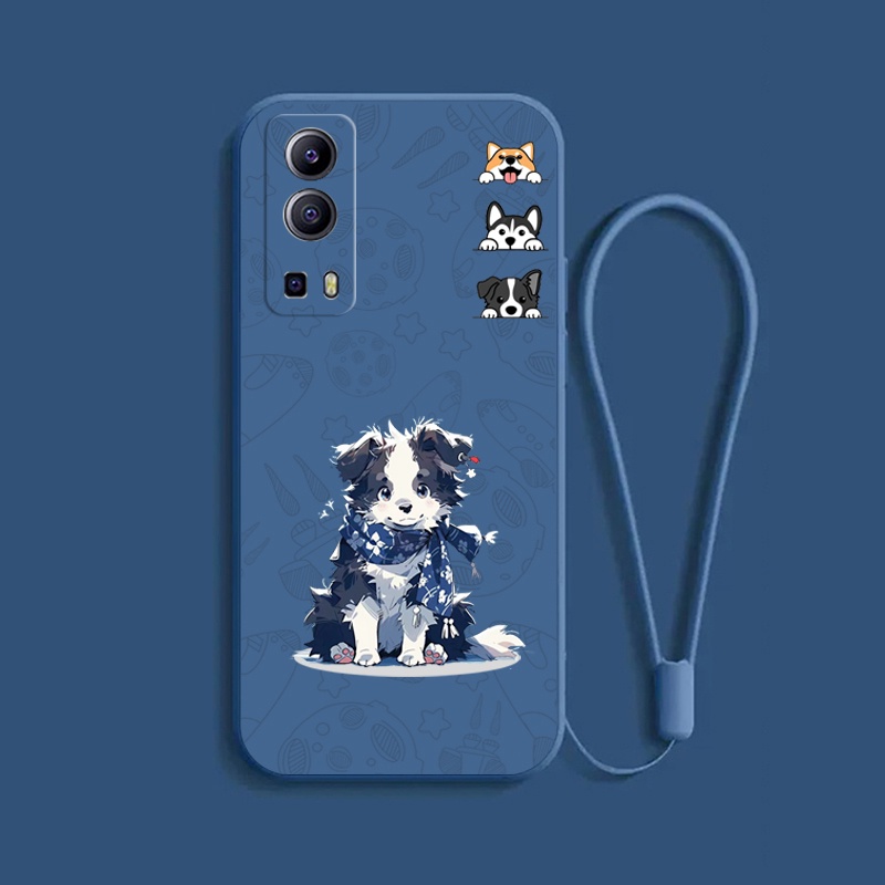 เคส Vivo Y72 vivo Y52 5G คอลลี่น่ารัก พื้นผิวด้านล่าง กันกระแทก เคสนิ่ม ซิลิโคนเหลว ป้องกัน เคสโทรศั