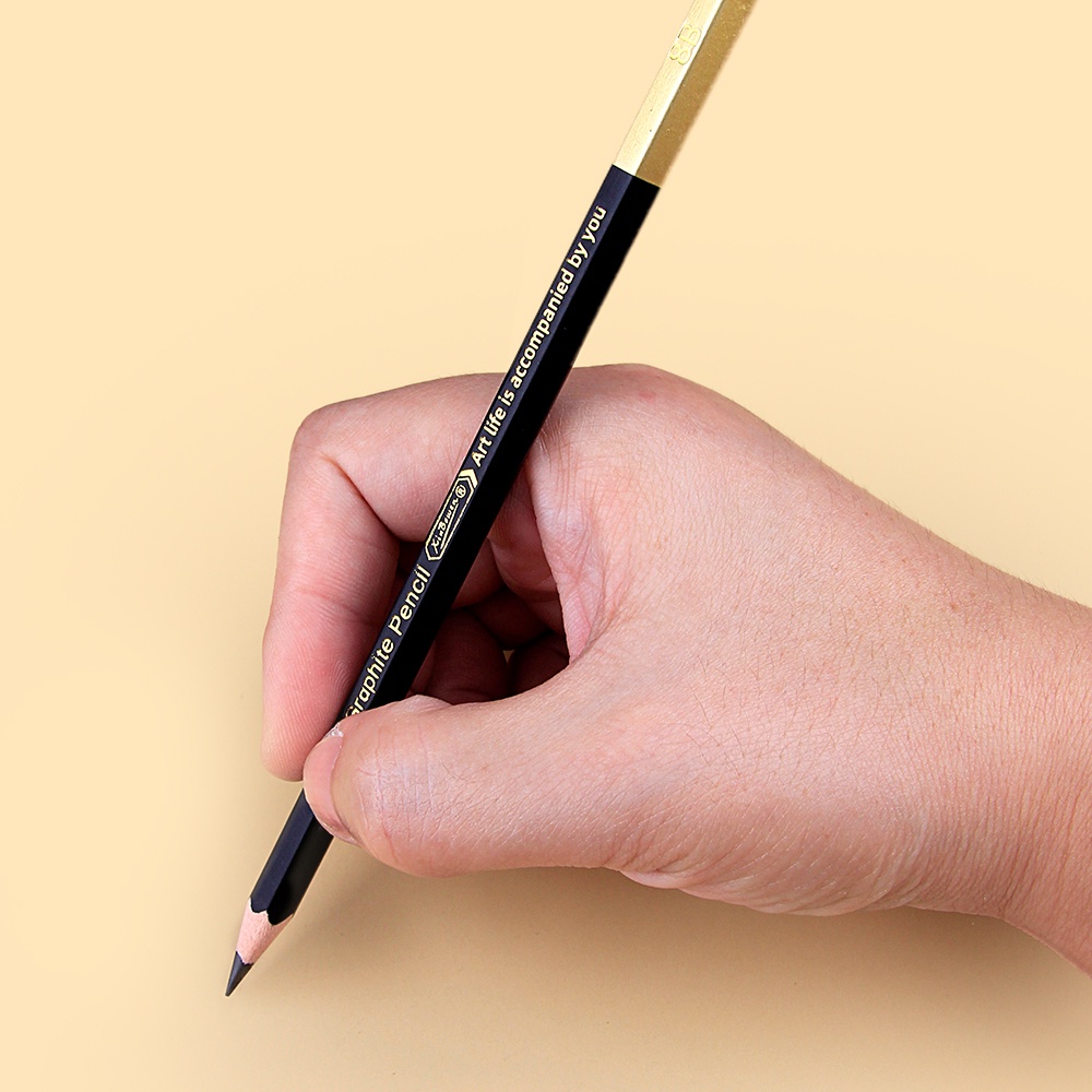 Ossayi ชุดดินสอถ่านชาร์โคล สีดํา 12 ชิ้น สําหรับวาดภาพ ร่างภาพ แรเงา การเบลนด์ การเขียน แกนกราไฟท์ 4 มม. สําหรับนักเรียน ผู้เริ่มต้น และศิลปิน - รูปที่ 3