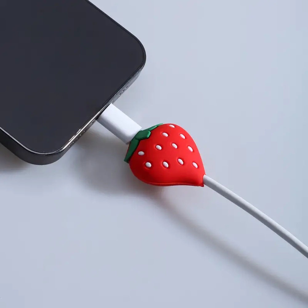 พร้อมส่งCable bite ตัวกันสายชาร์จหัก ถนอมสายชาร์จ ลายการ์ตูน ลายขนมน่ารัก ราคาถูก cable protector For Android/USB/Type-C
