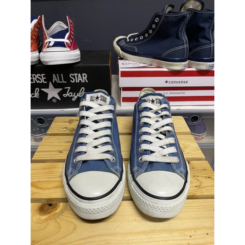 7.5uk / Converse All-Star ออกแบบใน USA Blue Navy