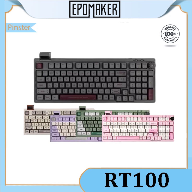 EPOMAKER RT100 คีย์บอร์ดไร้สายโครงสร้างปะเก็นแบบกําหนดเอง