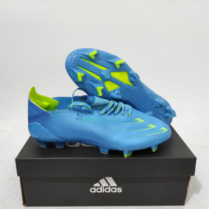 Adidas X Ghosted.1 รองเท้าฟุตบอล Blue Volt กีฬา