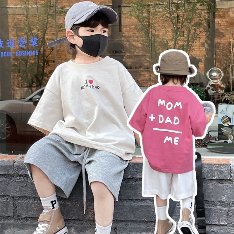 ✨【พร้อมส่ง】เสื้อยืดแขนสั้น ผ้าฝ้ายแท้ แบบบาง เหมาะกับฤดูร้อน สําหรับเด็กผู้ชาย ไซซ์ 3-15 ปี