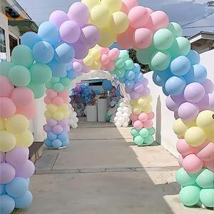 ชุดซุ้มลูกโป่ง สีพาสเทล หลากสีสัน ใช้ซ้ําได้ 178 ชิ้น SHOPTKC8260