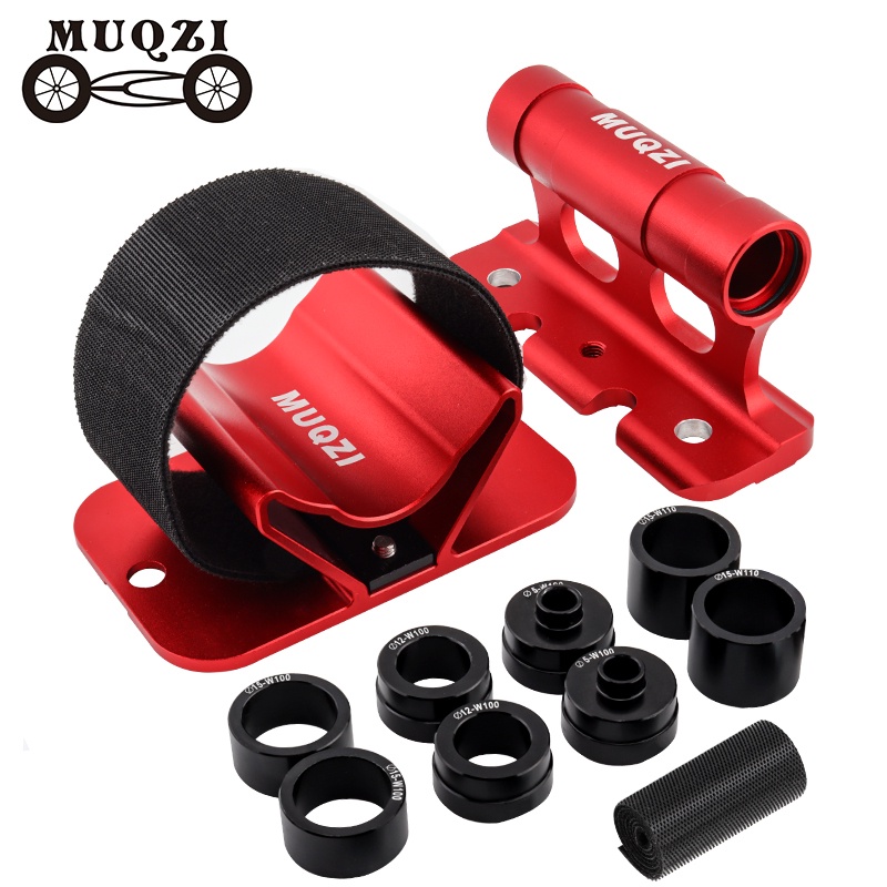 Muqzi อะแดปเตอร์เมาท์ขาตั้งตะเกียบหน้าจักรยาน แบบปลดไว สําหรับรถจักรยานเสือภูเขา